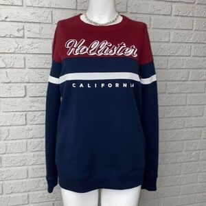 Hollister California Women Color Block Sweater Size S